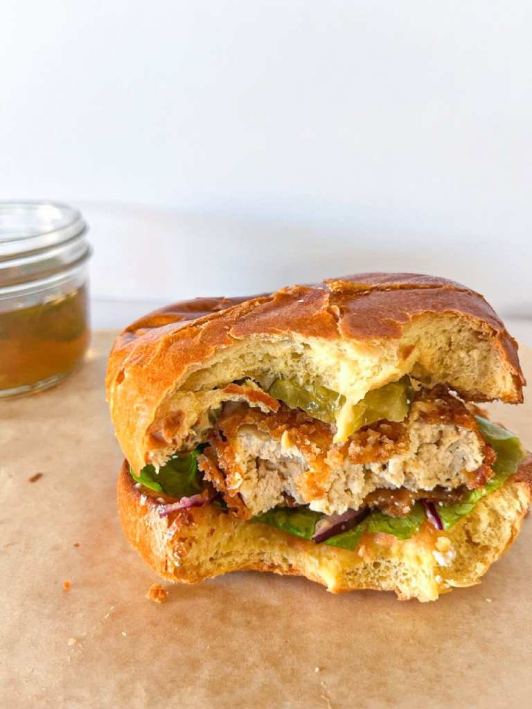 Crispy Southern Fried Tofu Sandwich with Spicy Aioli