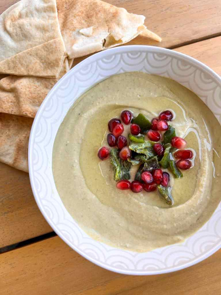 Roasted Jalapeño Hummus